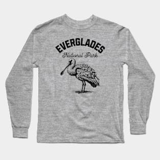 Everglades Spoonbill - National Park Souvenir Long Sleeve T-Shirt